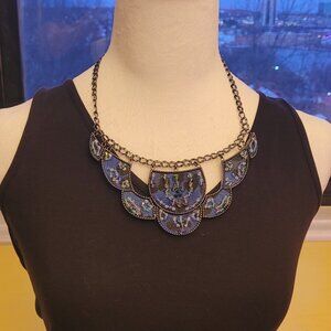 BNWT FAC Blue Heat necklace